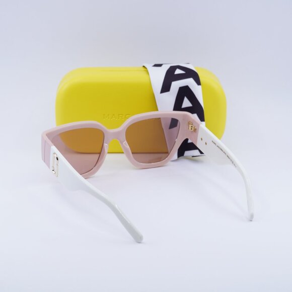 Marc Jacobs MARC 724/S 0FWM 4S Cat Eye Sunglasses - Nude\Brown - Picture 3 of 9